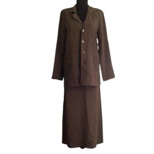 Chico's 0 skirt top outfit Lagenlook 4 Small